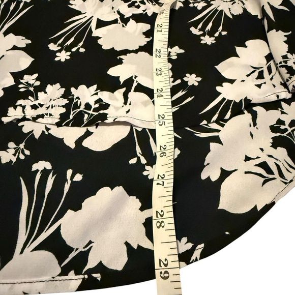 Apt. 9 Black and Cream Ruffled Blouse - Picture 7 of 7